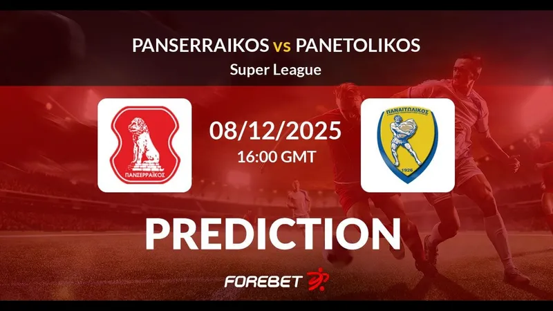 Cầu thủ của Panserraikos chiến đấu quyết liệt với hậu vệ của Panetolikos trong trận đấu…
