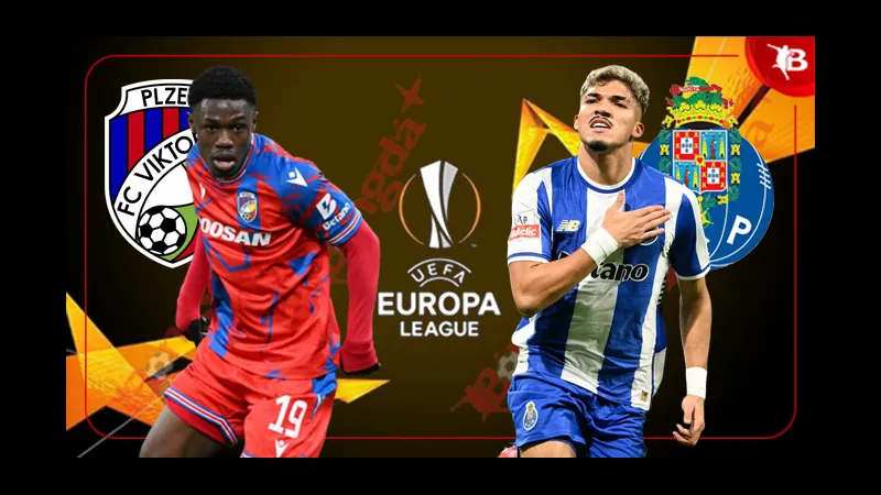 Cầu thủ Plzen và Porto đấu tranh gay gắt trên sân cỏ Cầu thủ Plzen và Porto đấu tranh gay gắt trên sân cỏ